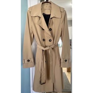 Calvin Klein Trench Coat with Wool Liner